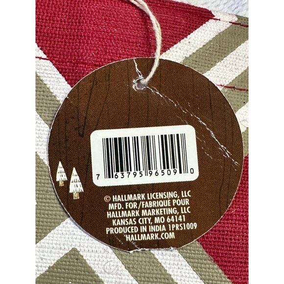 NEW Hallmark Tote Bag Set 2 Geometric Polka Dot Reusable Shopping Bags 18"x13" - Picture 11 of 11